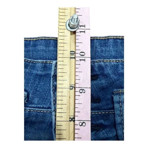 Ibiza Jeans Womens 3 Blue Distressed Ripped Skinny Stretch Style 56-411 DKD5 - Picture 4 of 7